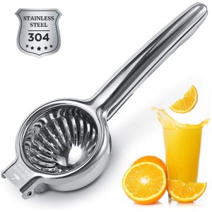 Lemon Squeezer Super High Quality Stainless Steel 304 Hand Press Juicer Manual Citrus for Juicing Lemon ＆ Limes, Vegetables